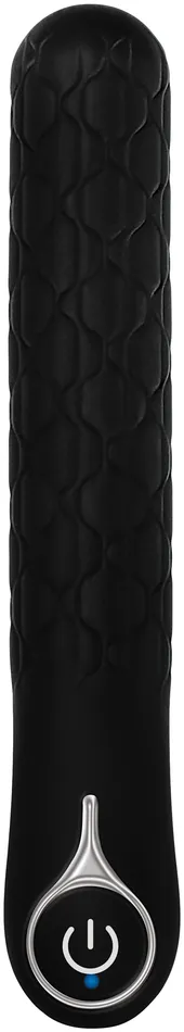 Evolved Novelties Vibrators Evolved Quilted Love Rechargeable Vibrator Black