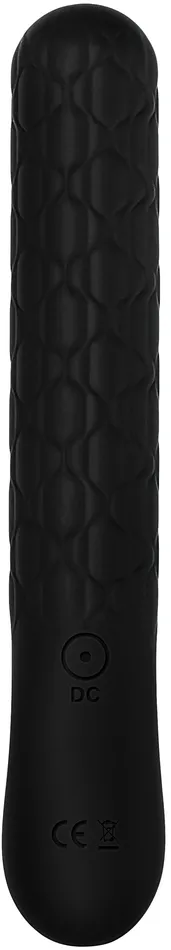 Evolved Novelties Vibrators | Evolved Quilted Love Rechargeable Vibrator - Black