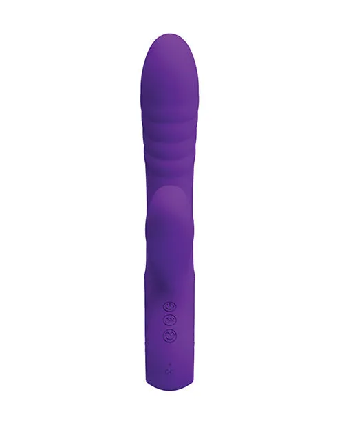 Liaoyang Baile Health Care Produ Vibrators | Pretty Love Jersey Sucking and Vibrating Rabbit Vibrator -  Purple