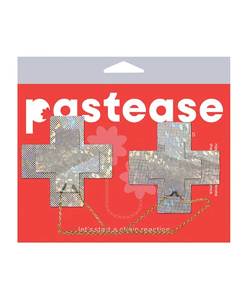 Pastease Vibrators Pastease Chains Disco Cross White Os