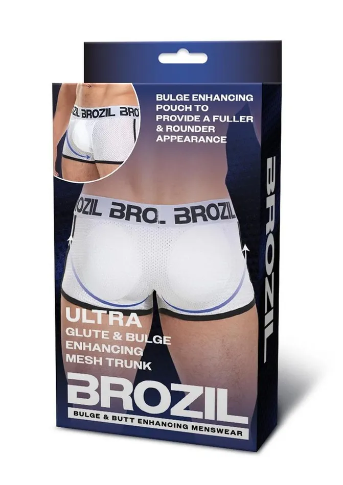 Brozil Brozil Ultra Glute and Bulge Enhancing Mesh Trunk Vibrators