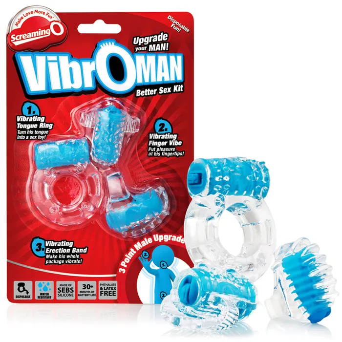 Screaming O Vibrators Screaming O VibrOMan Finger Vibe and Ring Vibe