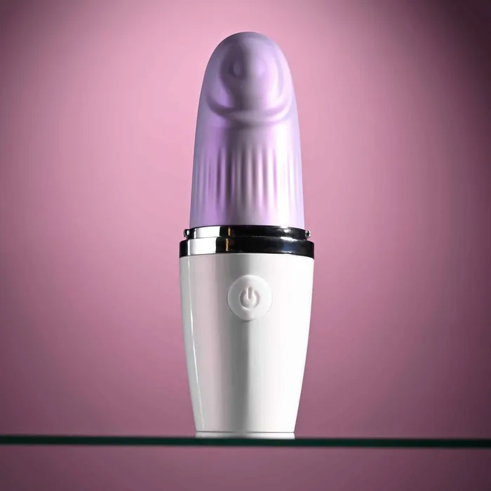 Vibrators Playboy Pleasure Playboy Pleasure GETAWAY WhitePurple 142 cm USB Rechargeable Tapping Stimulator Vibrators Playboy Pleasure Playboy Pleasure GETAWAY WhitePurple 142 cm USB Rechargeable Tapping Stimulator