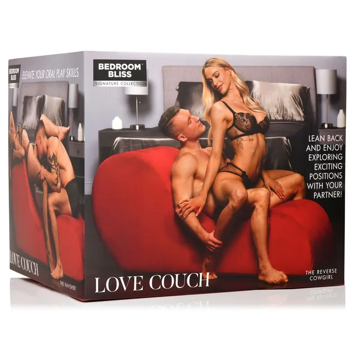 Vibrators XR Brands Bedroom Bliss Love Couch Red Vibrators XR Brands Bedroom Bliss Love Couch Red