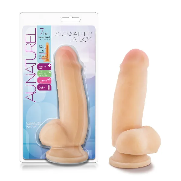Blush Dildos Au Naturel 7in Sensa Feel Fat Boy Beige
