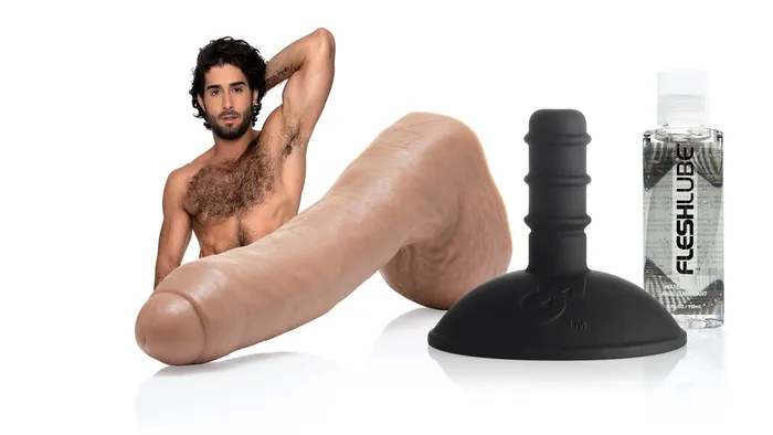 Female Sex Toys Diego Sans Dildo Pack with Fleshlube Slide Fleshlight