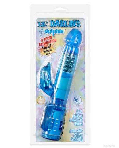 Lil Darlins Blue Dolphin Golden Triangle Vibrators