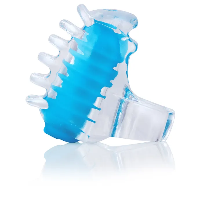 Screaming O Vibrators Color Pop Fing O Tip Blue