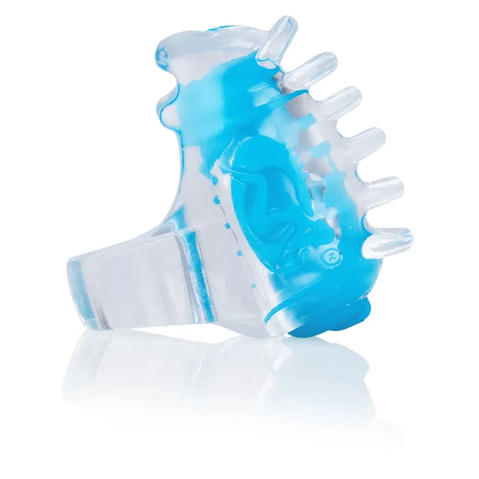 Screaming O Vibrators Color Pop Fing O Tip Blue