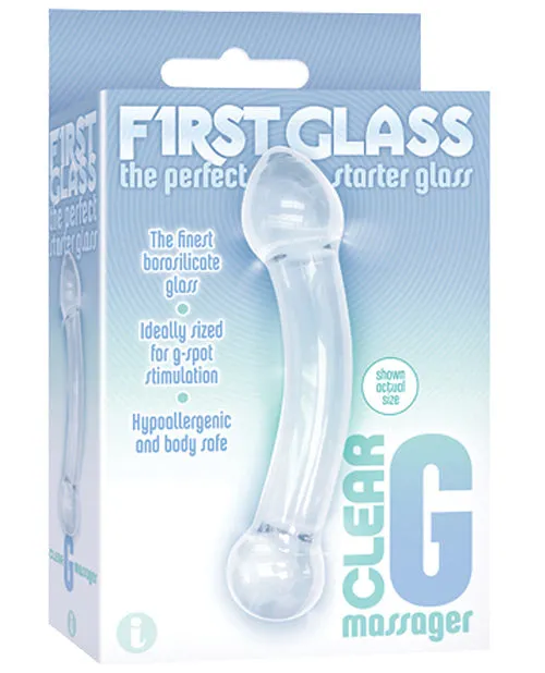 The 9s First Class G Massager Clear Icon Brands Female Sex Toys