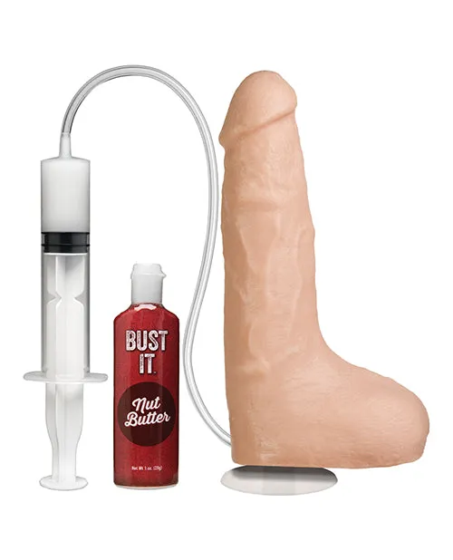 Bust It Squirting Realistic Cock Nut Butter Doc Johnson Dildos