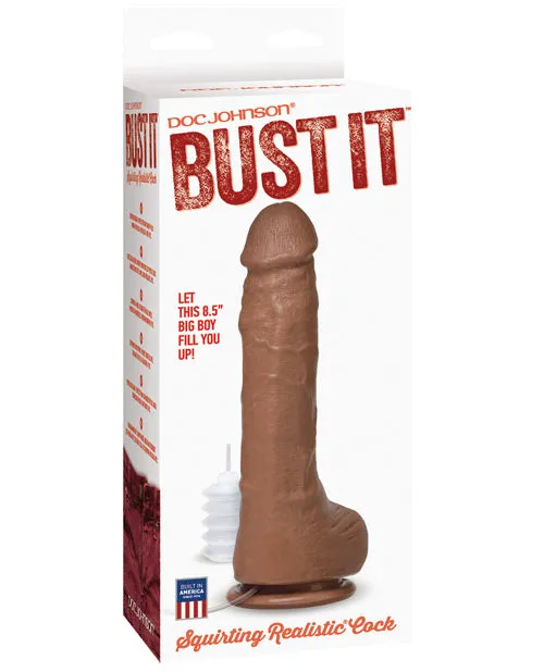 Bust It Squirting Realistic Cock Nut Butter Doc Johnson Dildos