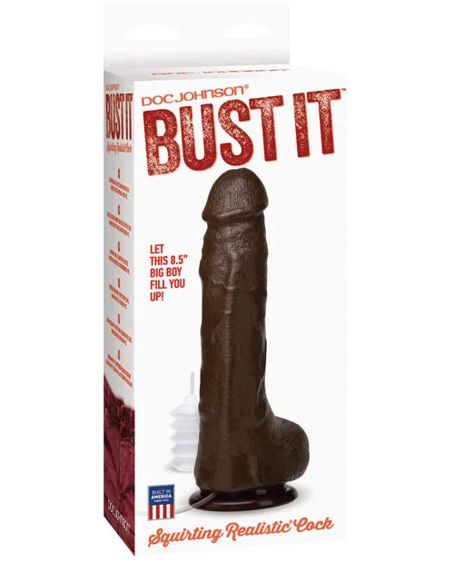 Bust It Squirting Realistic Cock Nut Butter Doc Johnson Dildos