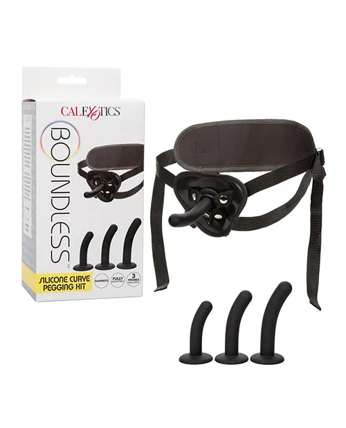 Dildos Boundless Silicone Curve Pegging Kit CalExotics