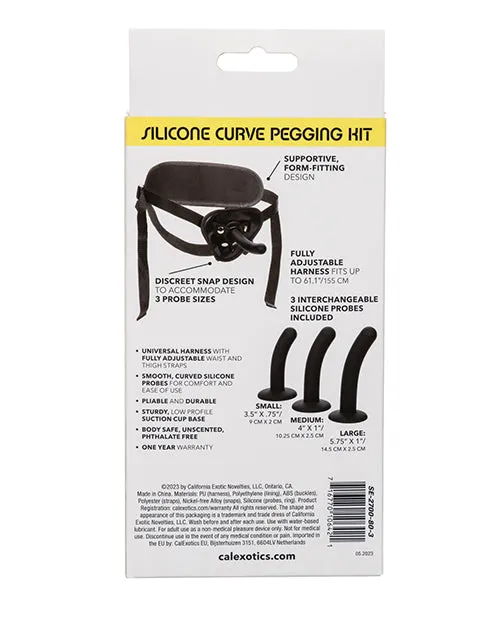 Dildos Boundless Silicone Curve Pegging Kit CalExotics