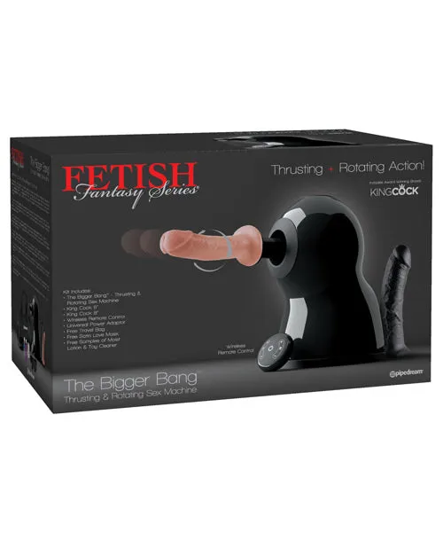 Pipedream Female Sex Toys Fetish Fantasy Series The Bigger Bang Thrusting Rotating Sex Machine