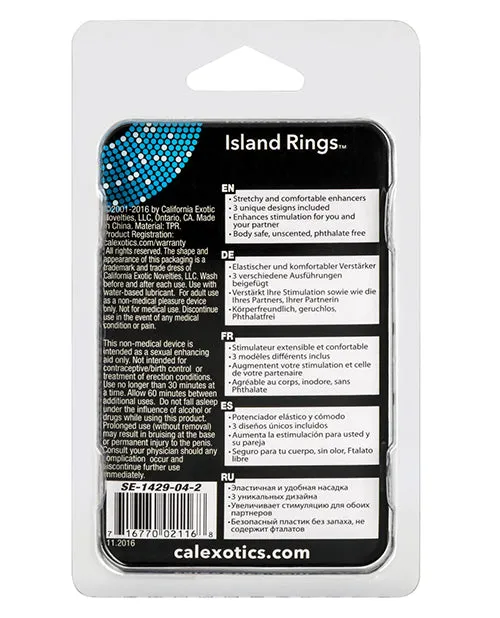 Silicone Island Rings CalExotics Female Sex Toys