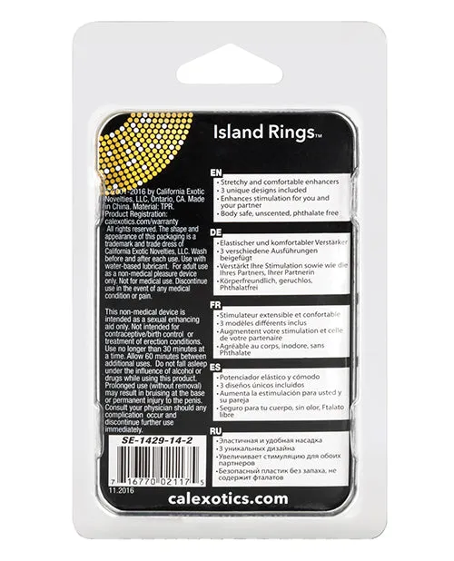 Silicone Island Rings CalExotics Female Sex Toys