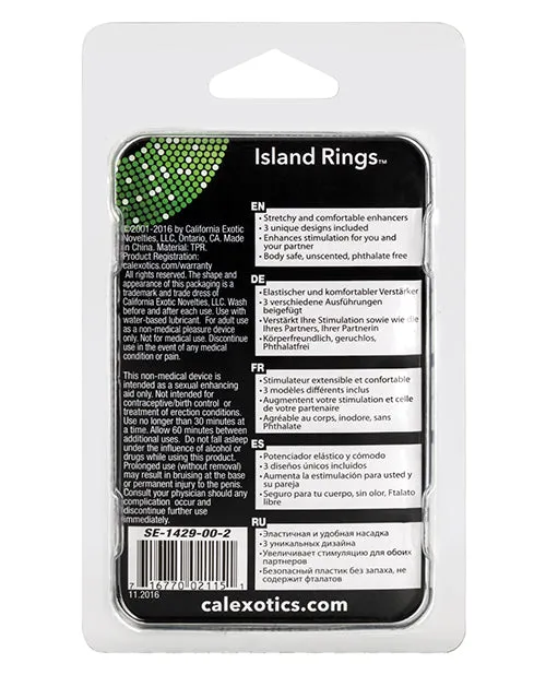 Silicone Island Rings CalExotics Female Sex Toys