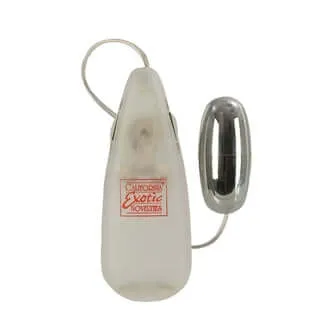 California Exotic Novelties Female Sex Toys Bullet Vibrator with Clear Power Supply Case Your PocketSized Powerhouse