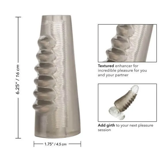 California Exotic Novelties Female Sex Toys Hot Rod Xtreme Enhancer Double Size Ribbed Chamber PhthalateFree TPR