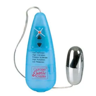California Exotic Novelties Female Sex Toys Impulse Pocket Pak Silver Bullet Vibrator 5 Intensity Levels for Sensational Pleasure