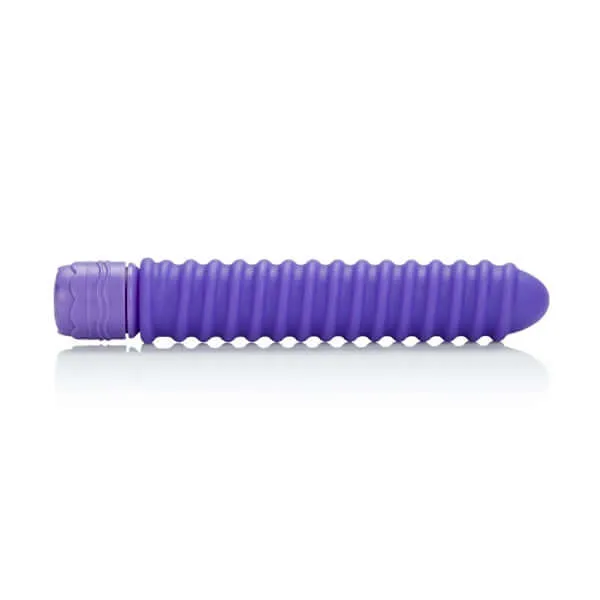 California Exotic Novelties Shanes World Sorority Screw Silicone Purple Vibrator Twist Your Way to Bliss Vibrators