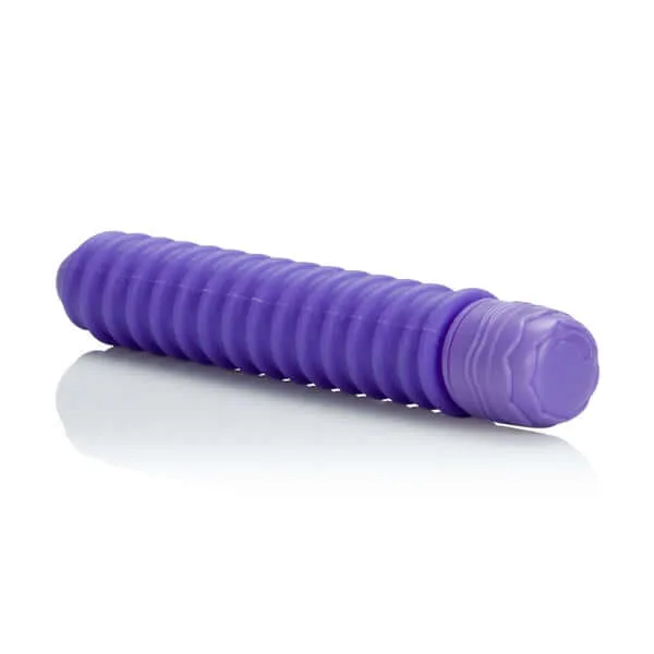 California Exotic Novelties Shanes World Sorority Screw Silicone Purple Vibrator Twist Your Way to Bliss Vibrators