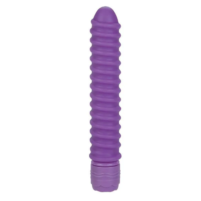 California Exotic Novelties Shanes World Sorority Screw Silicone Purple Vibrator Twist Your Way to Bliss Vibrators