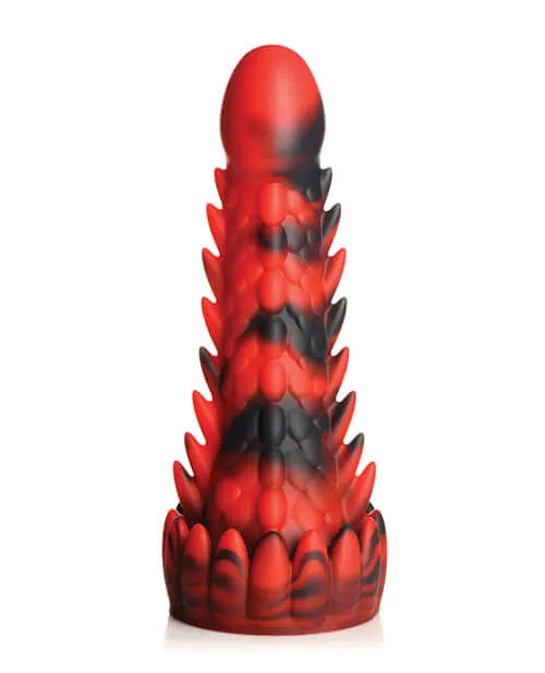 Female Sex Toys Creature Cocks Demon Rising Scaly Dragon Silicone Dildo Embark on a Fiery Fantasy Adventure XR Brands