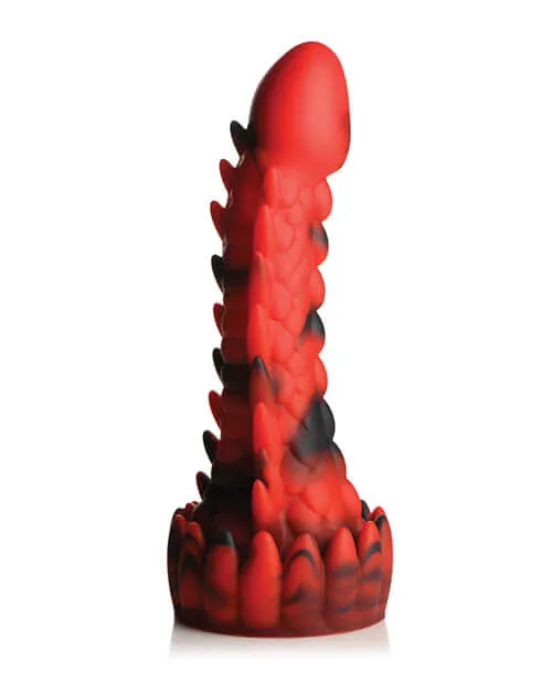 Female Sex Toys Creature Cocks Demon Rising Scaly Dragon Silicone Dildo Embark on a Fiery Fantasy Adventure XR Brands