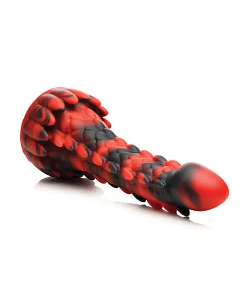 Female Sex Toys Creature Cocks Demon Rising Scaly Dragon Silicone Dildo Embark on a Fiery Fantasy Adventure XR Brands