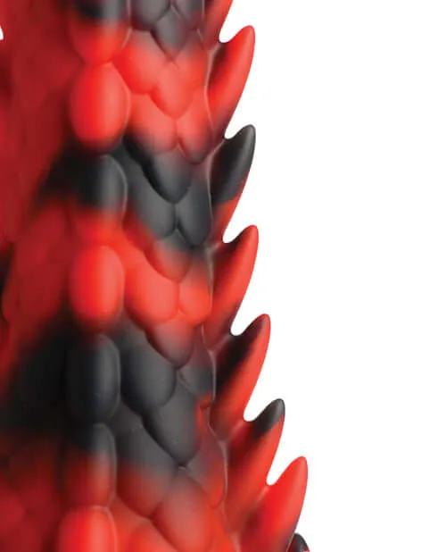 Female Sex Toys Creature Cocks Demon Rising Scaly Dragon Silicone Dildo Embark on a Fiery Fantasy Adventure XR Brands