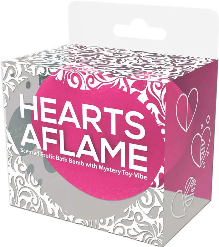 HOTT Products Vibrators Hearts Aflame Erotic Bath Bomb with Mystery Toy Vibe Inside HOTT Products Vibrators Hearts Aflame Erotic Bath Bomb with Mystery Toy Vibe Inside