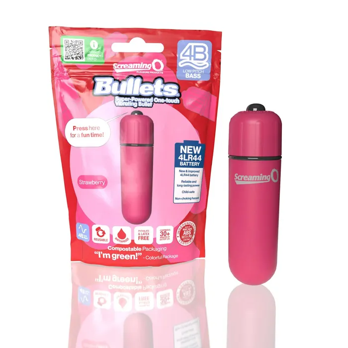 Indulge in Sensational Pleasure with the Screaming O 4B Bullet Vibrator Screaming O Female Sex Toys