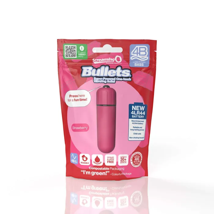 Indulge in Sensational Pleasure with the Screaming O 4B Bullet Vibrator Screaming O Female Sex Toys