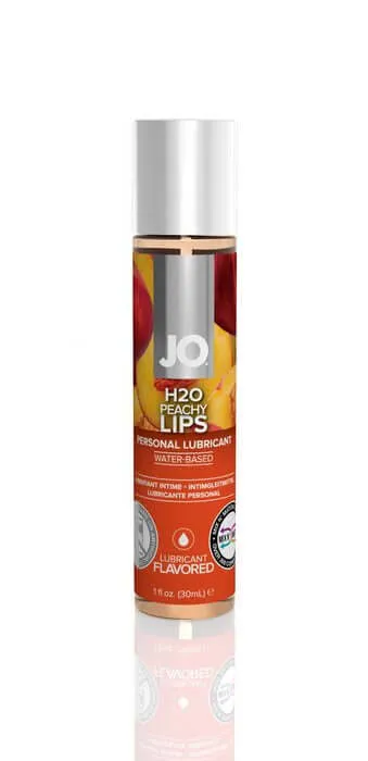 JO H2O PEACHY LIPS 1OZ LUBRICANT System JO Lubricants