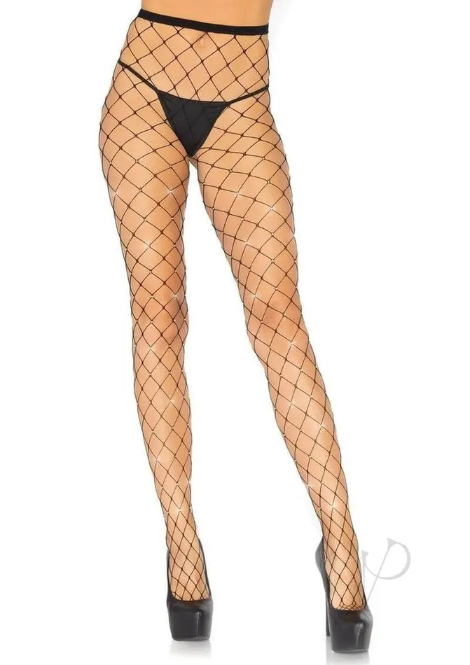 Leg Avenue Indescent Rhinestone Fence Net Tights OS Black Leg Avenue Inc Anal Leg Avenue Indescent Rhinestone Fence Net Tights OS Black Leg Avenue Inc Anal