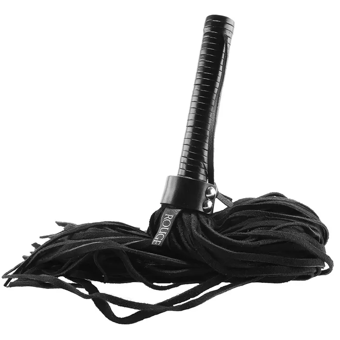 Long Suede Flogger in Black Rouge Anal