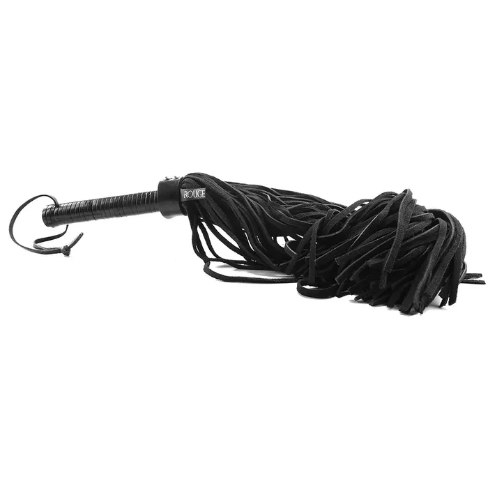 Long Suede Flogger in Black Rouge Anal