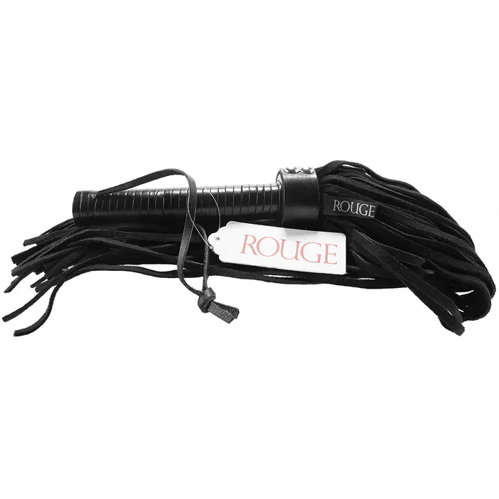 Long Suede Flogger in Black Rouge Anal