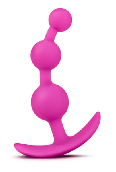 Luxe Be Me 3 Fuchsia Anal Plug Blush Novelties Anal