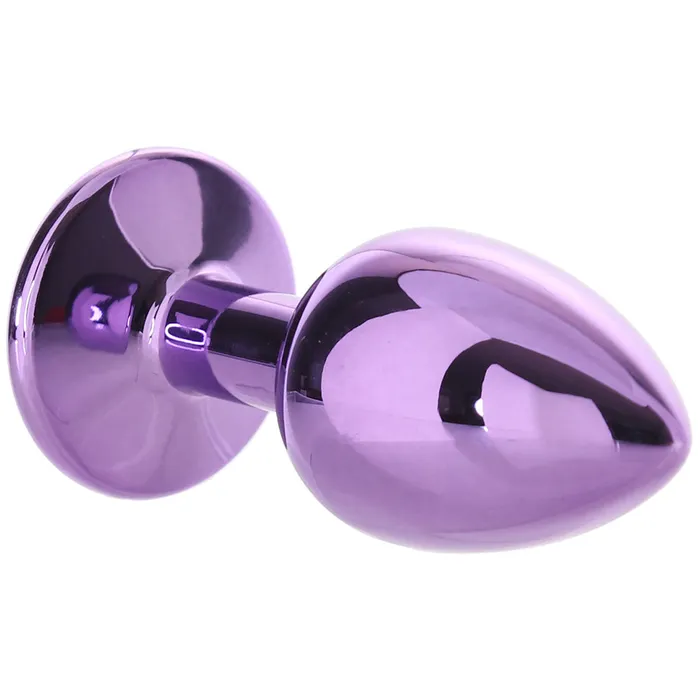 ns novelties Anal Rear Assets Small Purple Gem Plug in Purple