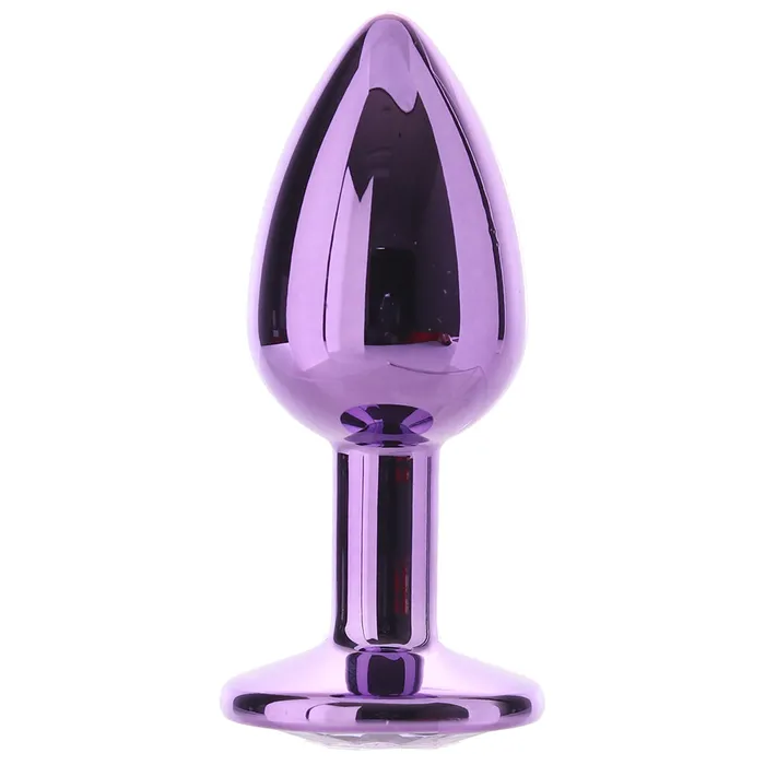 ns novelties Anal Rear Assets Small Purple Gem Plug in Purple