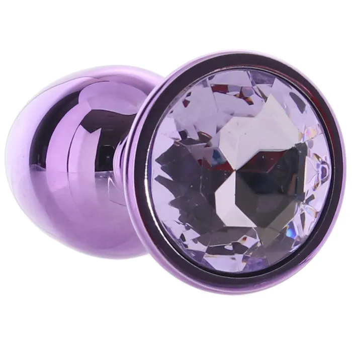 ns novelties Anal Rear Assets Small Purple Gem Plug in Purple
