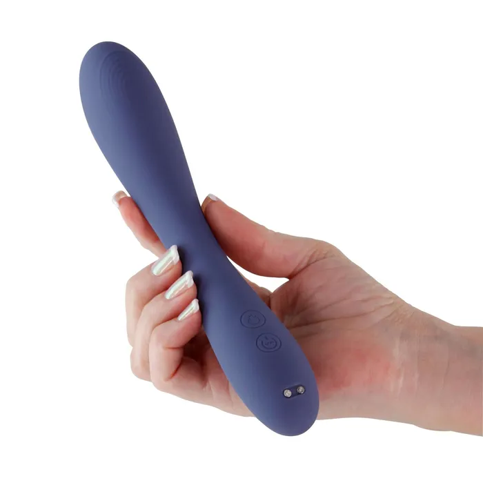 NS Novelties Female Sex Toys Embark on Sensual Bliss with the Obsessions Rhett Dark Blue Warming Technology Vibrator