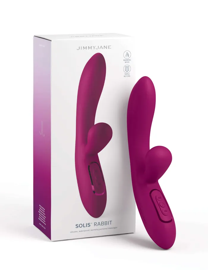 Pipedream Products Female Sex Toys Experience Ecstasy with the JimmyJane Rabbit Solis Vibrator