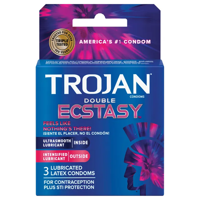 Trojan Double Ecstasy 3 Pack PARADISE MARKETING Dildos