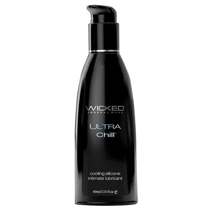 WICKED SENSUAL Female Sex Toys Wicked Ultra Chill Silicone Lube Cooling 2oz